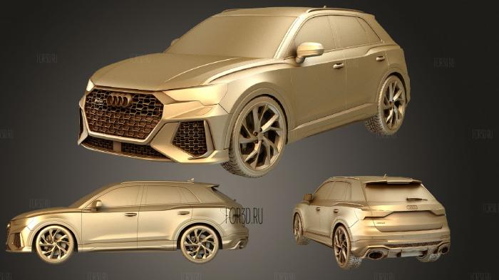 Audi RS Q3 2020 stl model for CNC